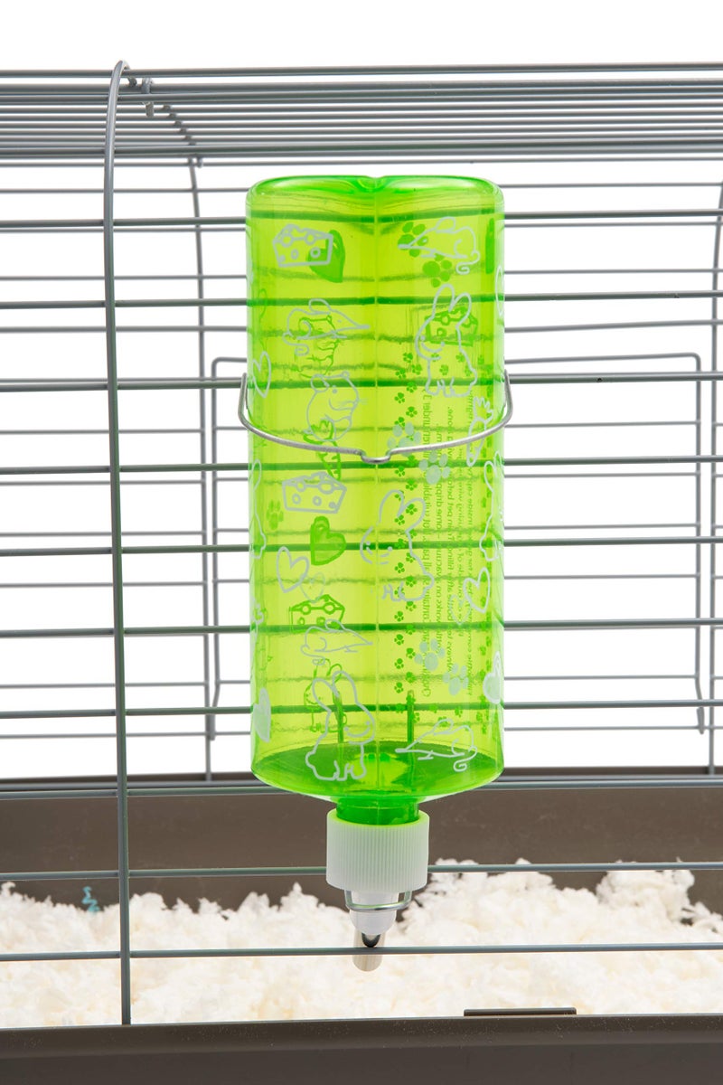 Lixit Critter Bright Water Bottles for Hamsters, Rabbits, Chinchillas, Ferrets, Guinea Pigs and Other Small Animals. (32 Ounce Pack of 1, Assorted) - Image 3